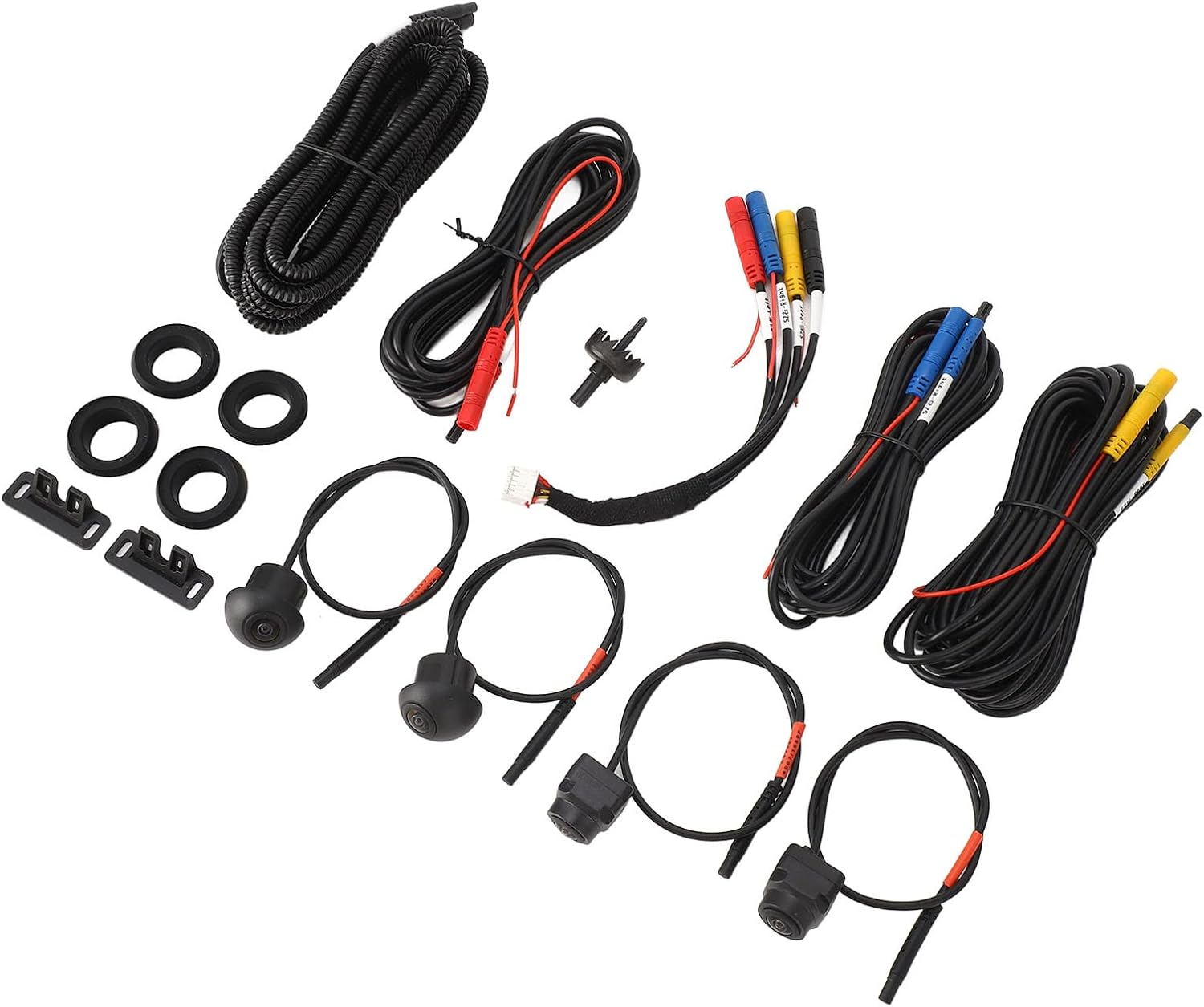 Generic 360 Car Camera 7 with Night Vision for Android Auto Radio, Panoramic Surround View (1080P) image number 2