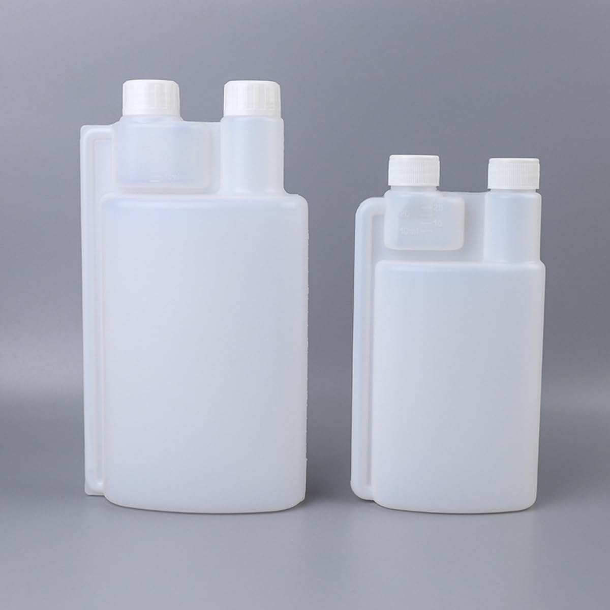 AIMALL Twin Chamber Plastic Bottle, Chemical Liquid Containers with Tamper Evident Caps, Durable PE, 8.5-33.8 Oz Sizes, for Chemical Liquids Storage image number 6