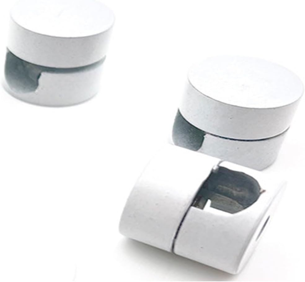 Coehaopike Desk Organization Gun Metal Premium Aluminum Cord Organizers Charger Cable Management Clips for Home Office Stylish, Sturdy, Functional ，Practical| (3 PCS) (White)