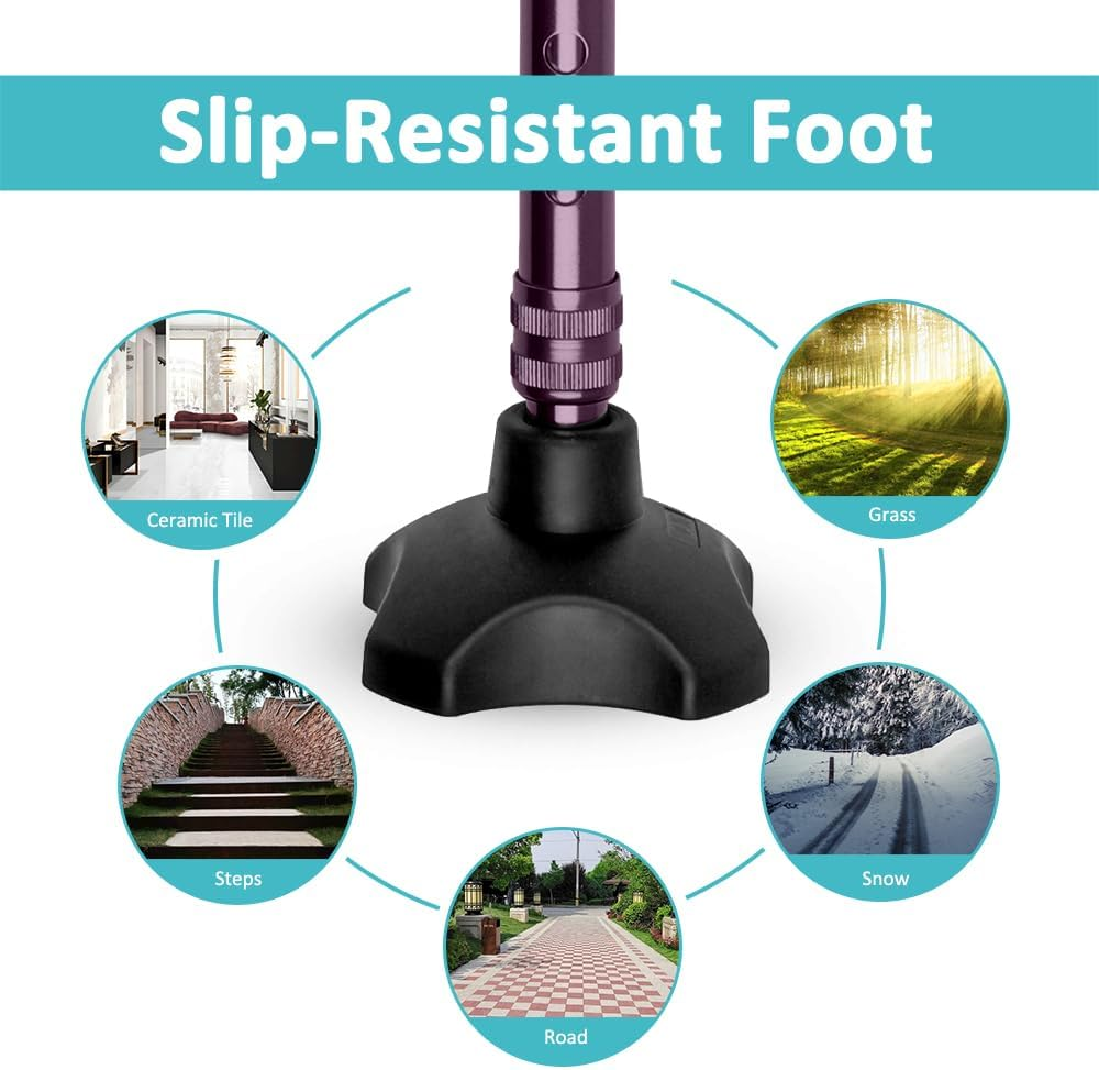 Luxury Walking Stick - Elegant Wooden Handle Cane for Seniors - Foldable/Folding Walking Stick - Stylish Design, Durable, Portable - Premium Walking Sticks for Stability and Comfort image number 6