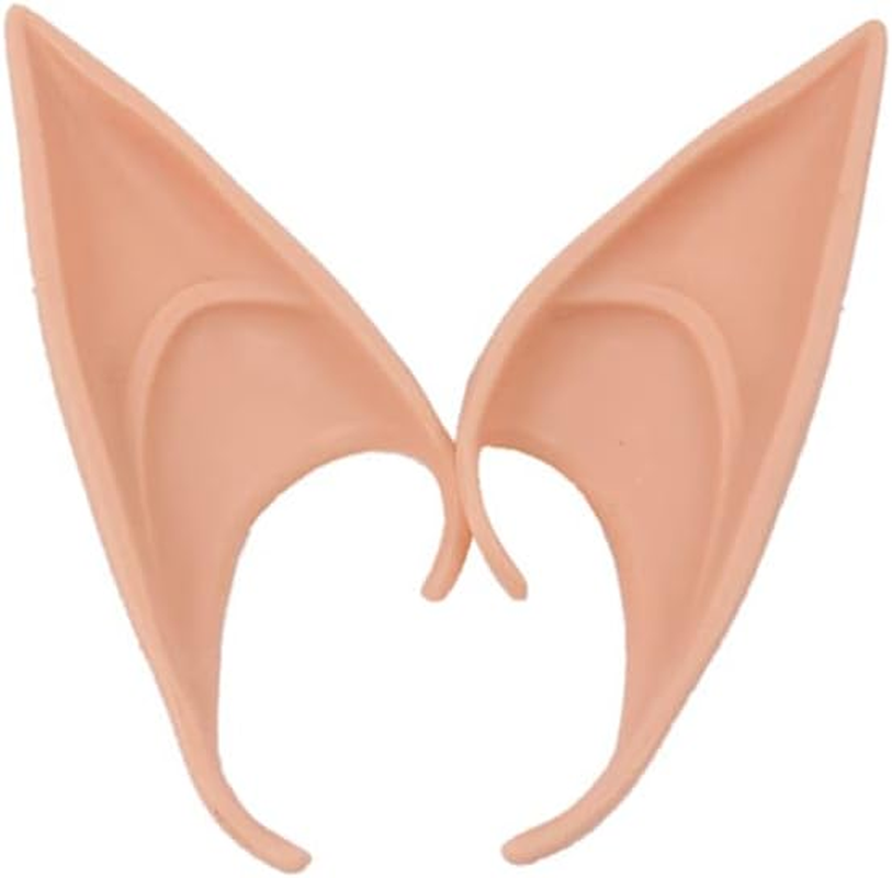 AIMALL Premium Elf Ears Costume Accessory - Authentic Rubber Elven Pixie Ears for Halloween, Cosplay, and Themed Parties - Fairy, Hobbit, and Demon Styles