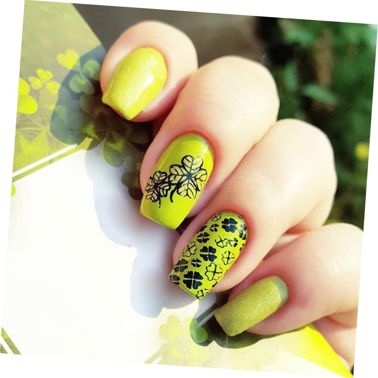 Gogogmee Patrick'S Day Nail Stamping Templates Durable Nail Decoration Plates for Creative Manicure Art for Festive Easy to Use Stencils for And image number 6