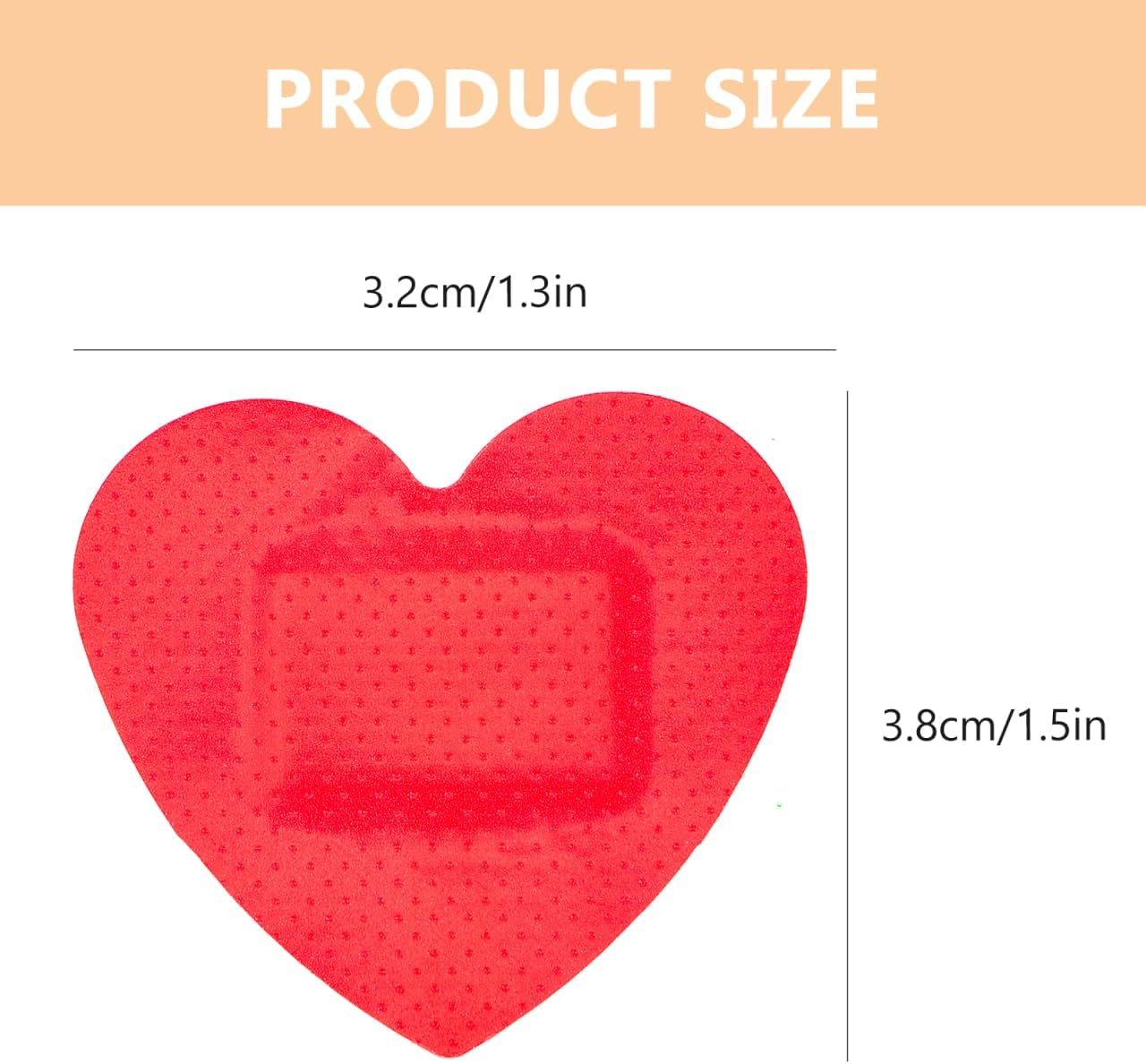 Healvian 150Pcs Heart-Shaped Adhesive Bandages for Wound Care | Waterproof Small Bandages with Breathable Flexible Material | First Aid Essential for Kids and Home Use image number 6