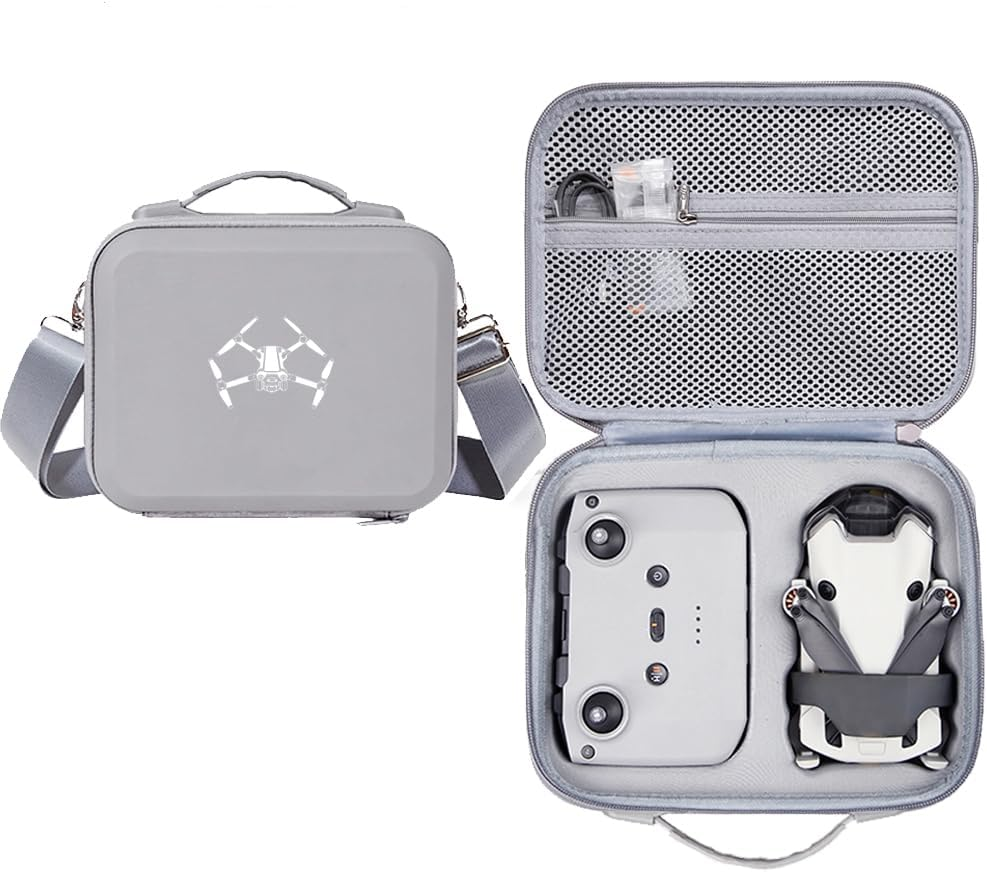 PALUMMA Carrying Case for DJI Mini 4 Pro RC-N1/N2 Portable Hard Storage Bag Comaptible with DJI Mini 4 Pro Drone Accessories image number 4