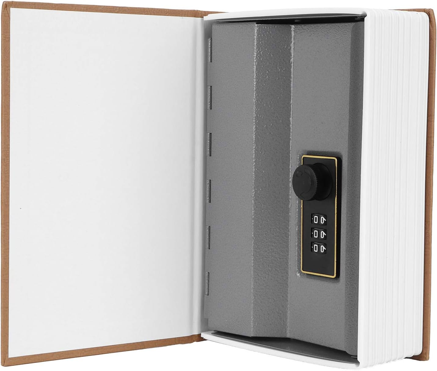 Book Safe with Combination Lock, Money Hiding Box Faux Dictionary Diversion Storage Container Security for Home Office Bookshelf Jewelry Cash Concealment Furniture Hollow Case Hidden Compartment Gift image number 6