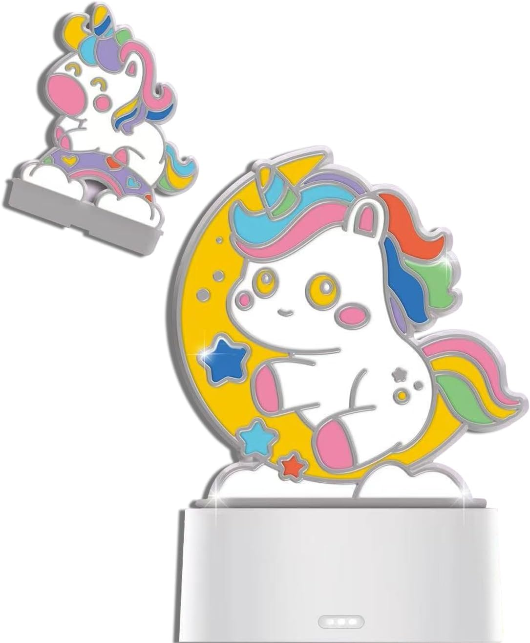 LED Night Light Cartoon Pink Night Lamp Cute Bedroom Decor (B)