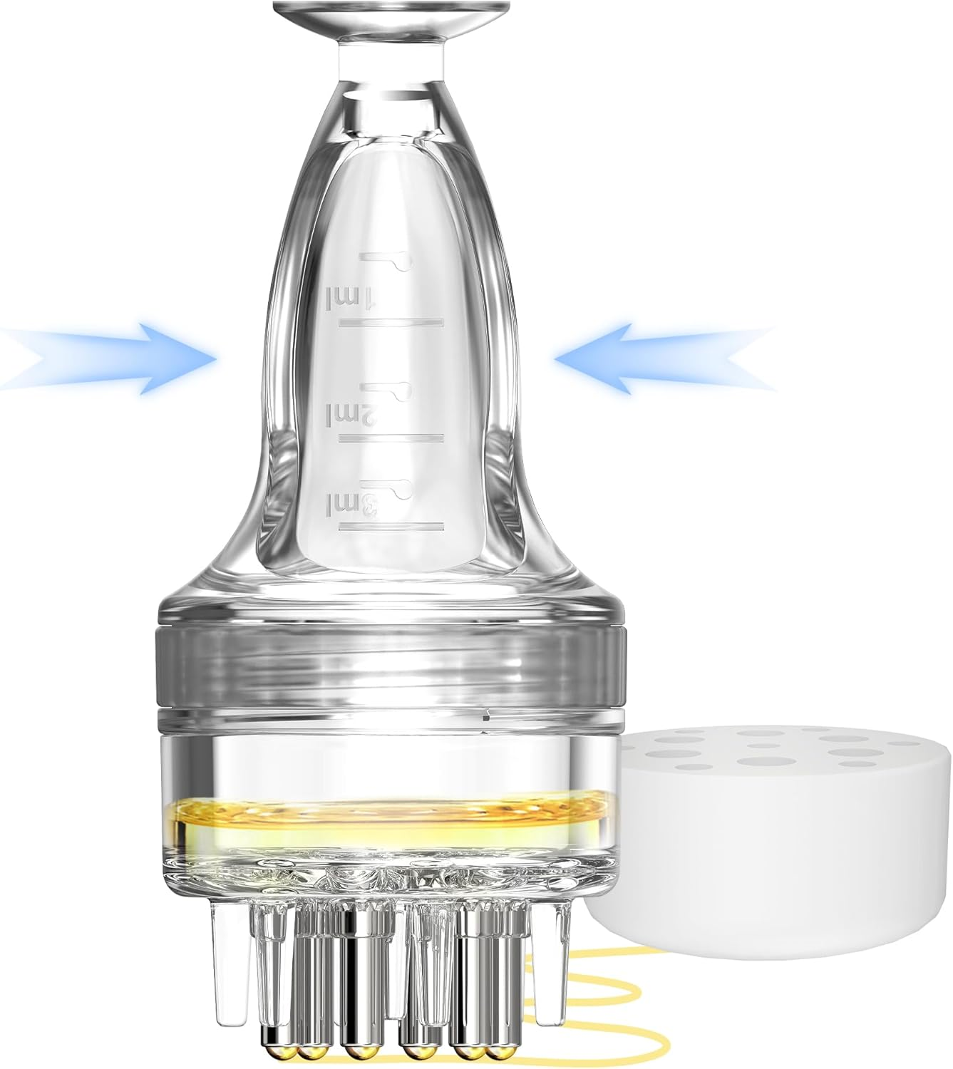 Minoxidil Applicator, Quick Efficient Apply No Messy Hair Serum Applicator Small Minoxidil Applicator Tool, Hair Applicator Bottle Minoxidil Brush Scalp Applicator Comb Dedicated to Minoxidil image number 2