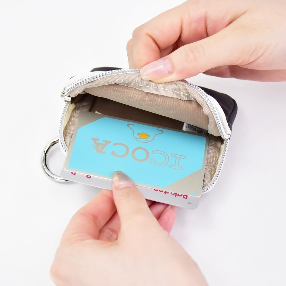 Mini Flat Pouch with Carabiner Patch image number 6