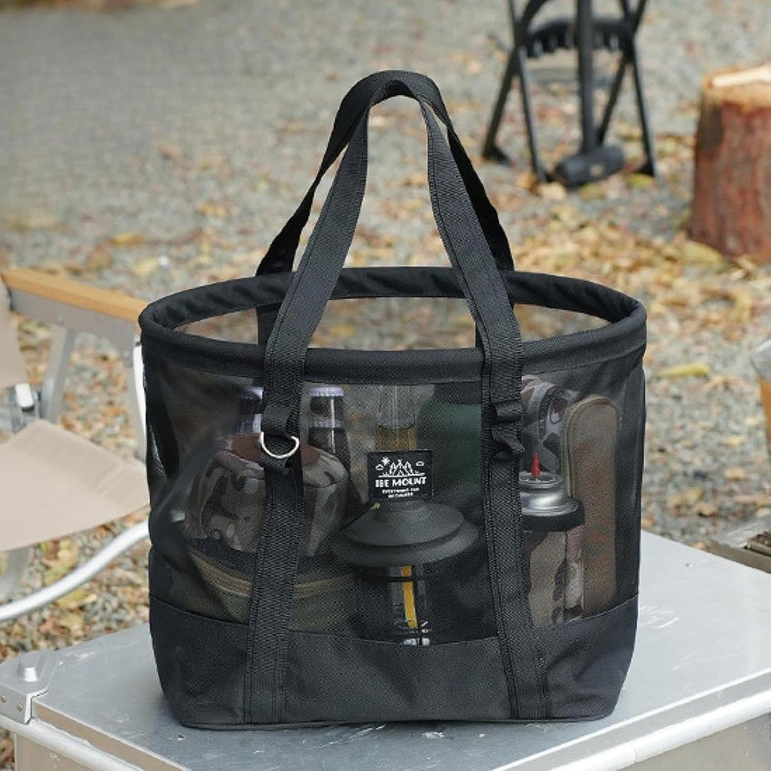 Zxpjkyu Beach Bag for Camping and Travel with Storage Pouch for Cooking and Fishing