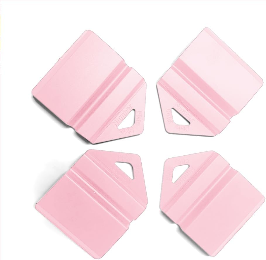 Clip It on Clips Easy to Attached & Removed from Licence Plate 4 Clip Only (Black)