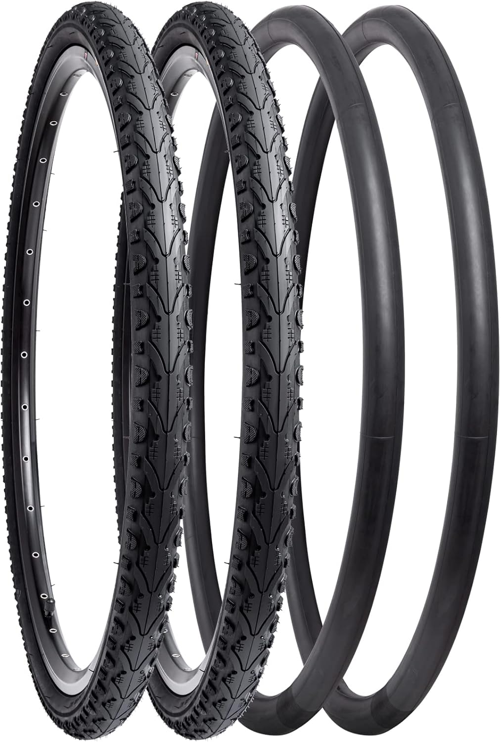 Yunscm 2 Pcs,26X1.75 Bike Tires,26X1.75 47-559 Bike Tyres,26X1.75 Bicycle Tires,26X1.75 Bike Tyre + Bike Inner Tube Schrader Valve 32Mm + Tire Lever,Mountain Bike Tire 26X1.75,Mtb Tire 26X1.75 image number 6