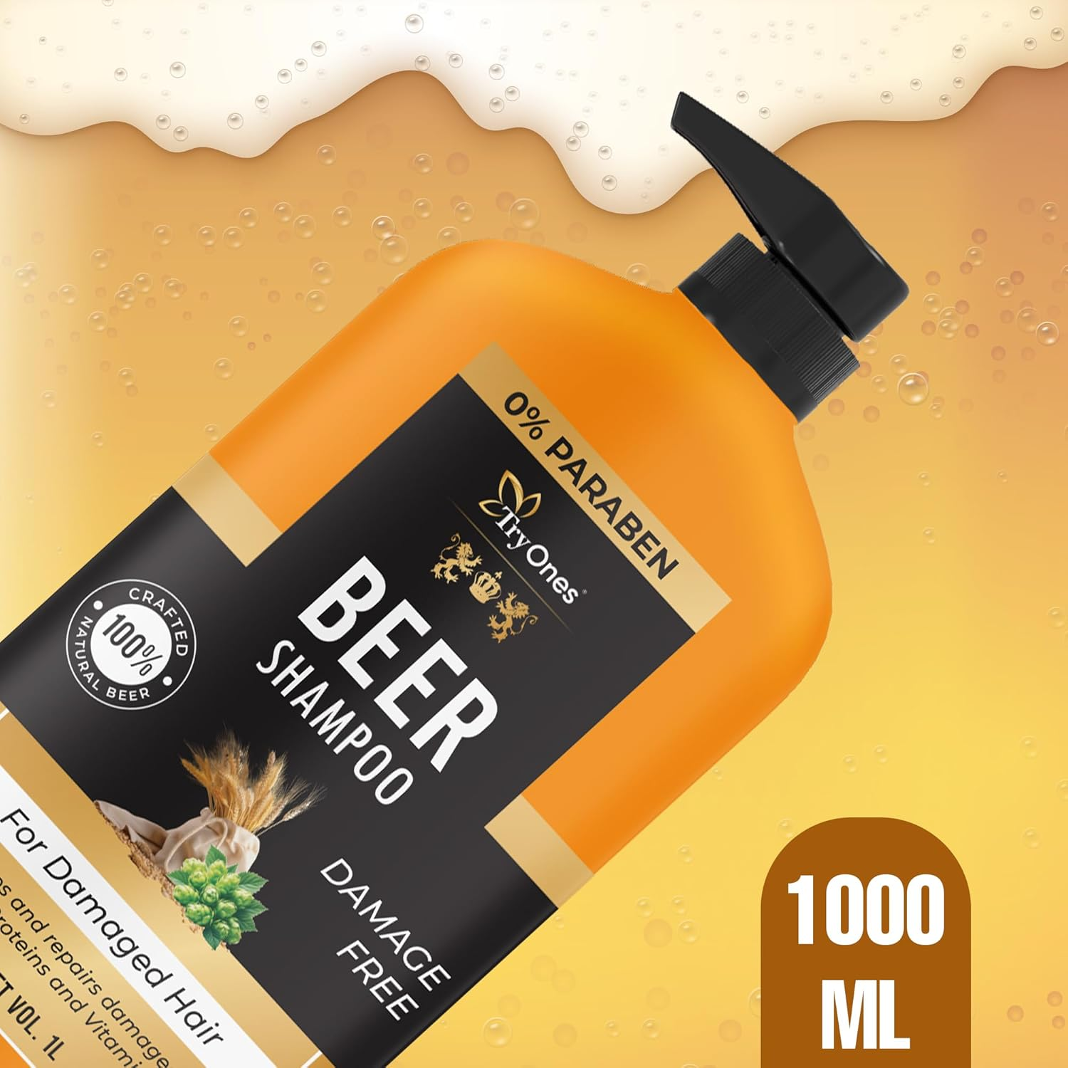 TRYONES Beer Shampoo image number 2