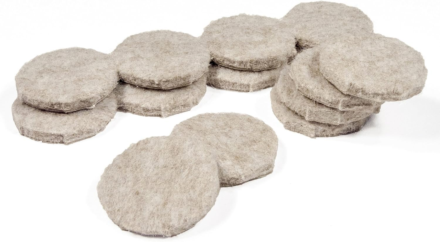 Madico Eco Feltac round Felt Pads 208-Pack, 29 Mm Size, Beige