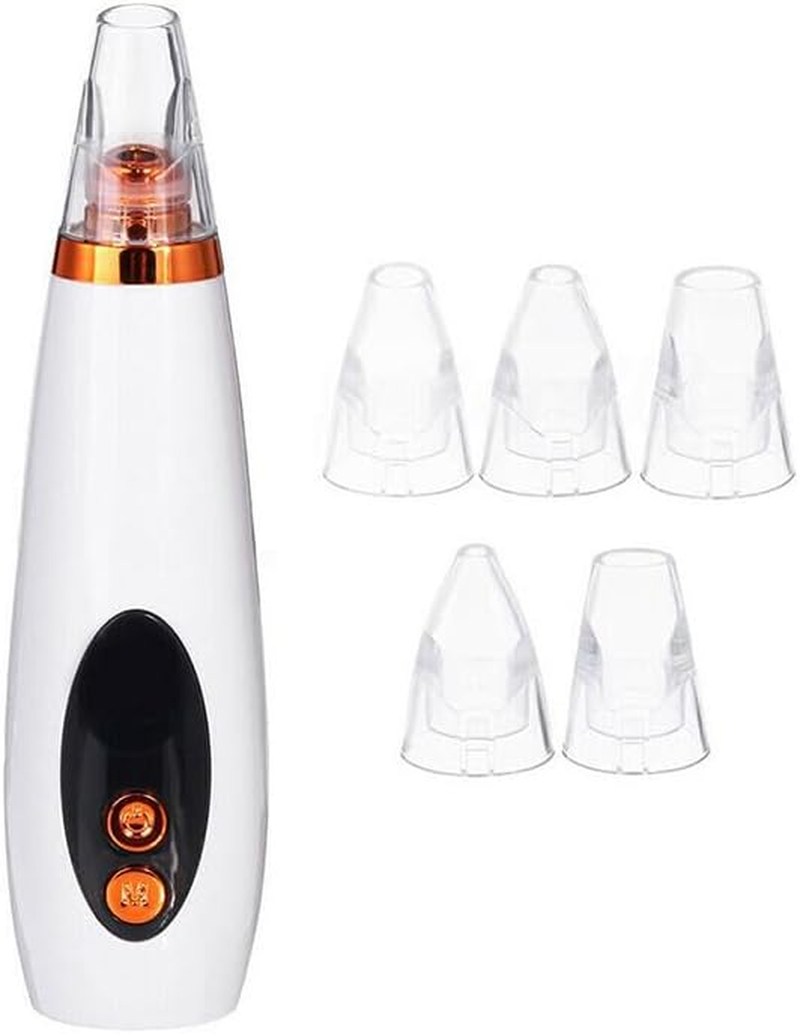 Leona Co 6 in 1 Blackhead Remover Pore Vacuum, Facial Pore Cleaner-3 Suction Power, 6 Probes, USB Rechargeable Blackhead Vacuum Kit Electric Acne Extractor Tool for Women image number 6