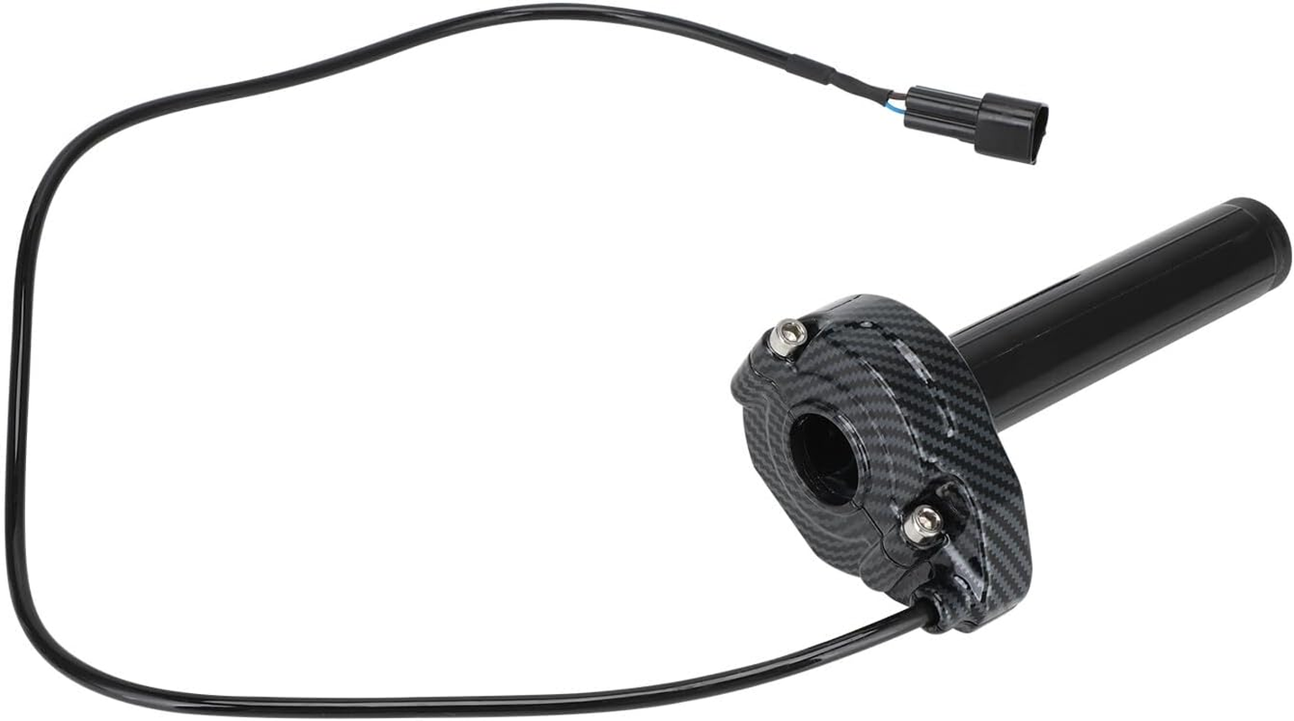 IUVWISN Electric Dirt Bike Throttle for Surron, Twist Handle Throttle Cable for Sur Ron Light Bee X LBX E-Ride Pro SS/S Imitation Carbon Fiber - Imitation Carbon Fiber image number 5
