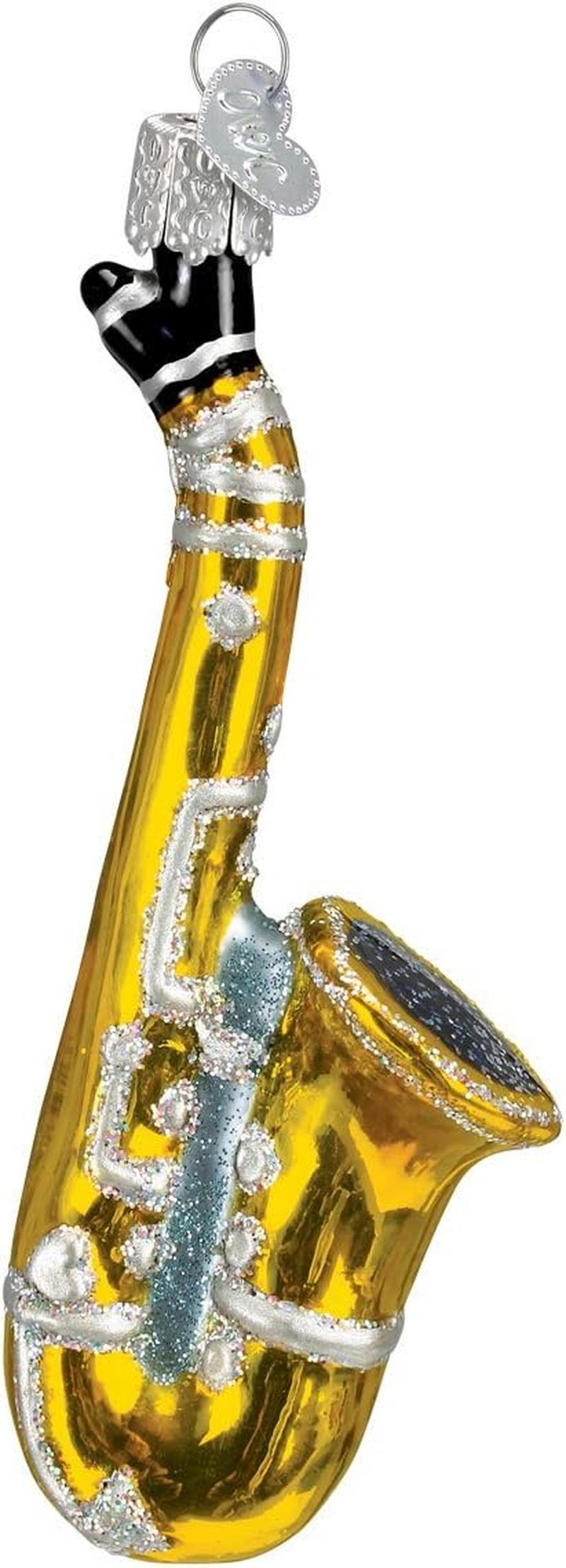 Old World Christmas Ornaments: Clarinet Glass Blown Ornaments for Christmas Tree (38026) image number 1