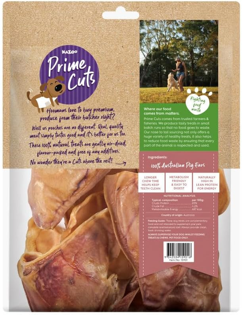 Kazoo Prime Cuts Aussie Pig Ears - 10Pk image number 1