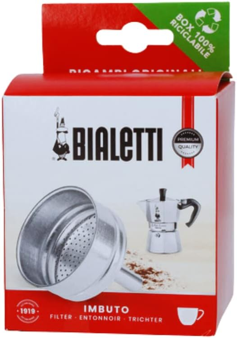 Bialetti - Replacement Funnel for Moka Coffee Makers, 2 Cups, 0800132