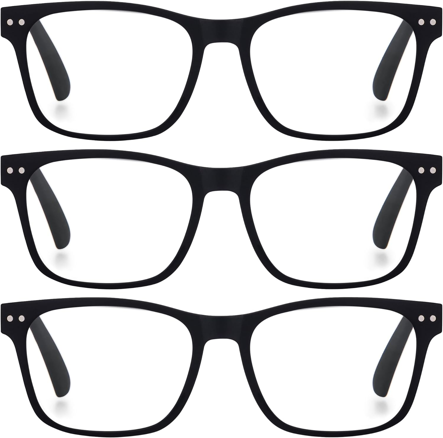 2 Pack Bulk Multi Focus 3 Power Progressive Reading Glasses - No Line