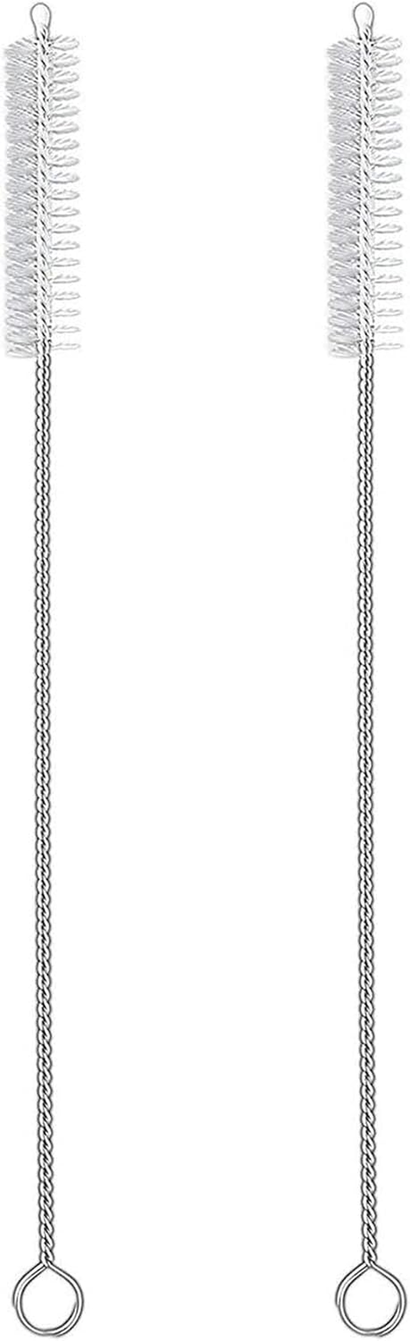 Sulfar 2 Straws Cleaning Brush - BPA Free - 2 Heavy Bristle Straw Cleaner for Washing Ss Drink Straws, Tea Pot Spout, Glass Bottles, Mini, Micro, Pipe image number 5