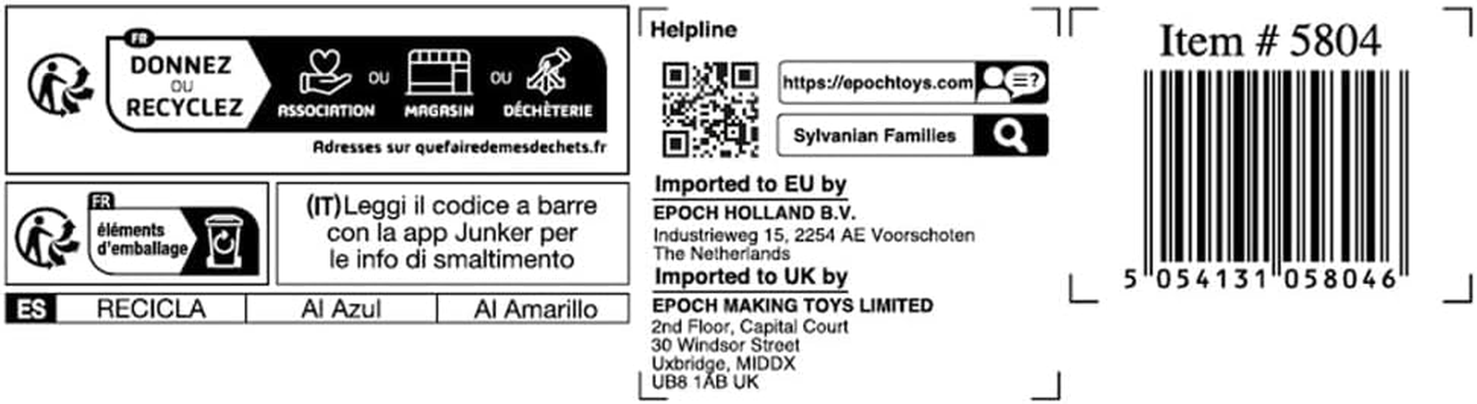 Sylvanian Families 5804 Sea Otter Snorkel Play Set with Animal Figure, Sea Creatures, Toy for Children from 3 Years image number 4