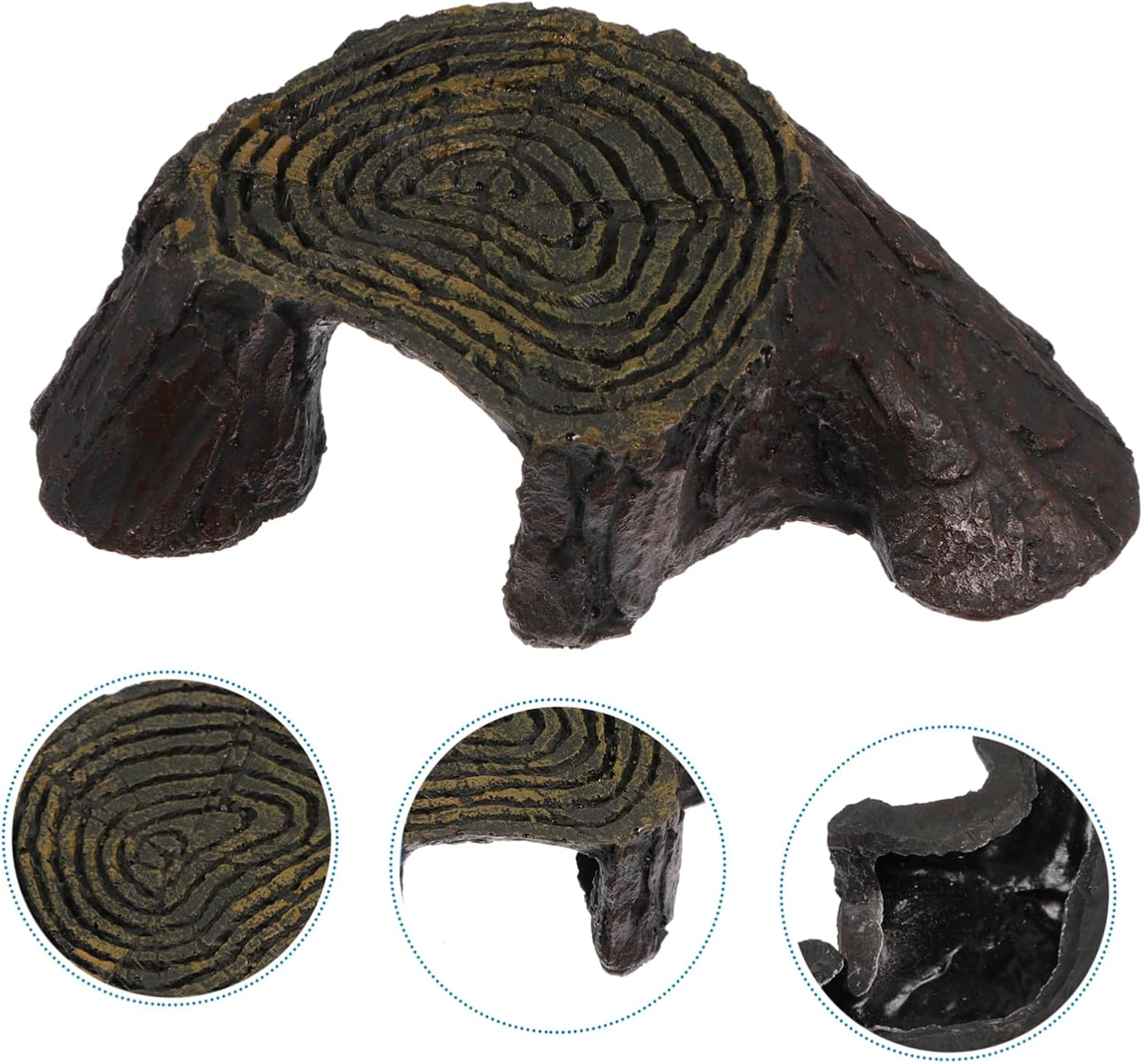 Abaodam Tortoise Climbing Platform Turtle Basking Terrace Resin Fish Tank Ornament Aquarium Landscaping Reptile Floating Deck for Pet Turtles and Amphibians image number 5