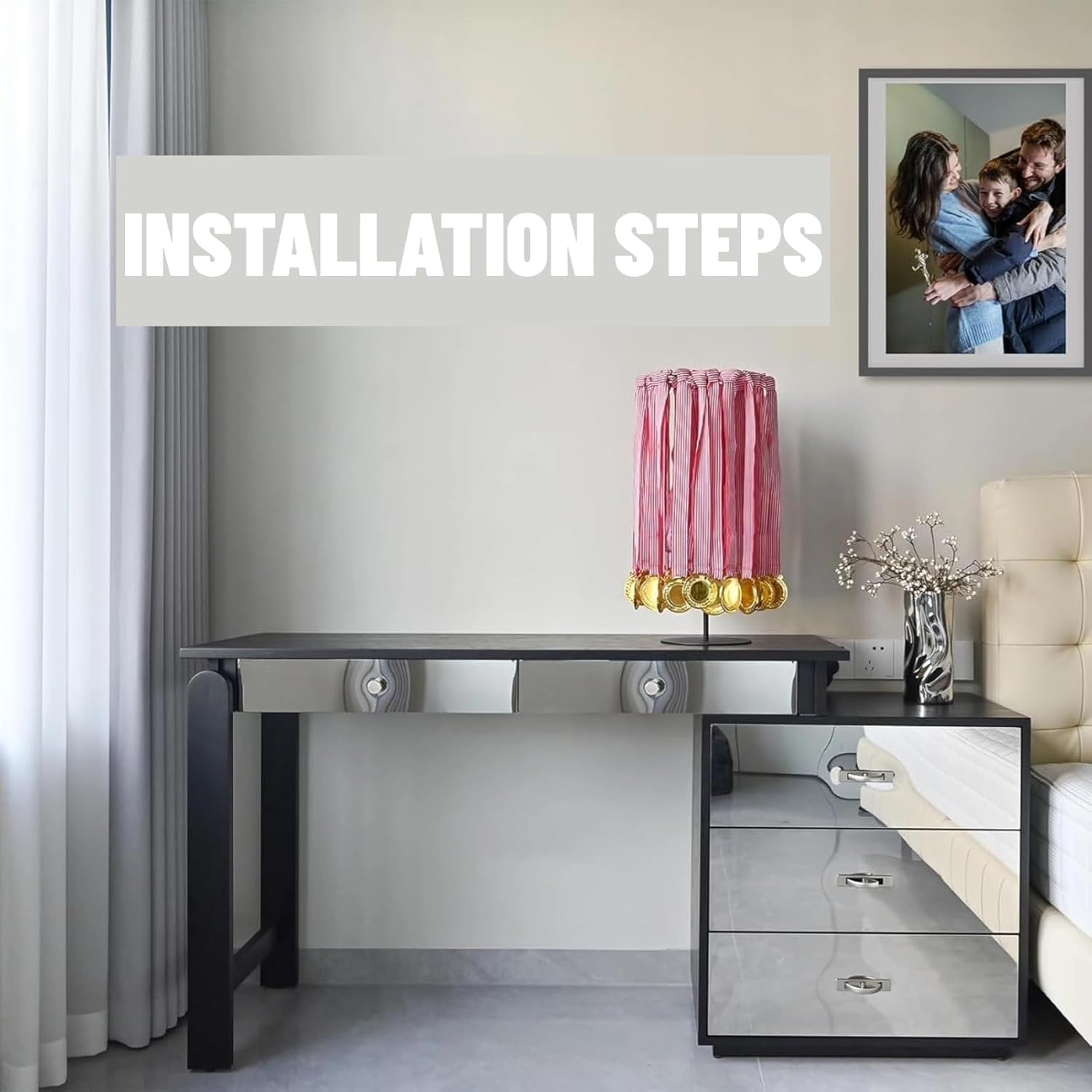 BEANPRECOY Rotatable Medal Hangers | Metal Medal Rack with 45-Medal Capacity | Tabletop Display Holder for Sports, Marathon Races & Runners | Sleek Black Design image number 5