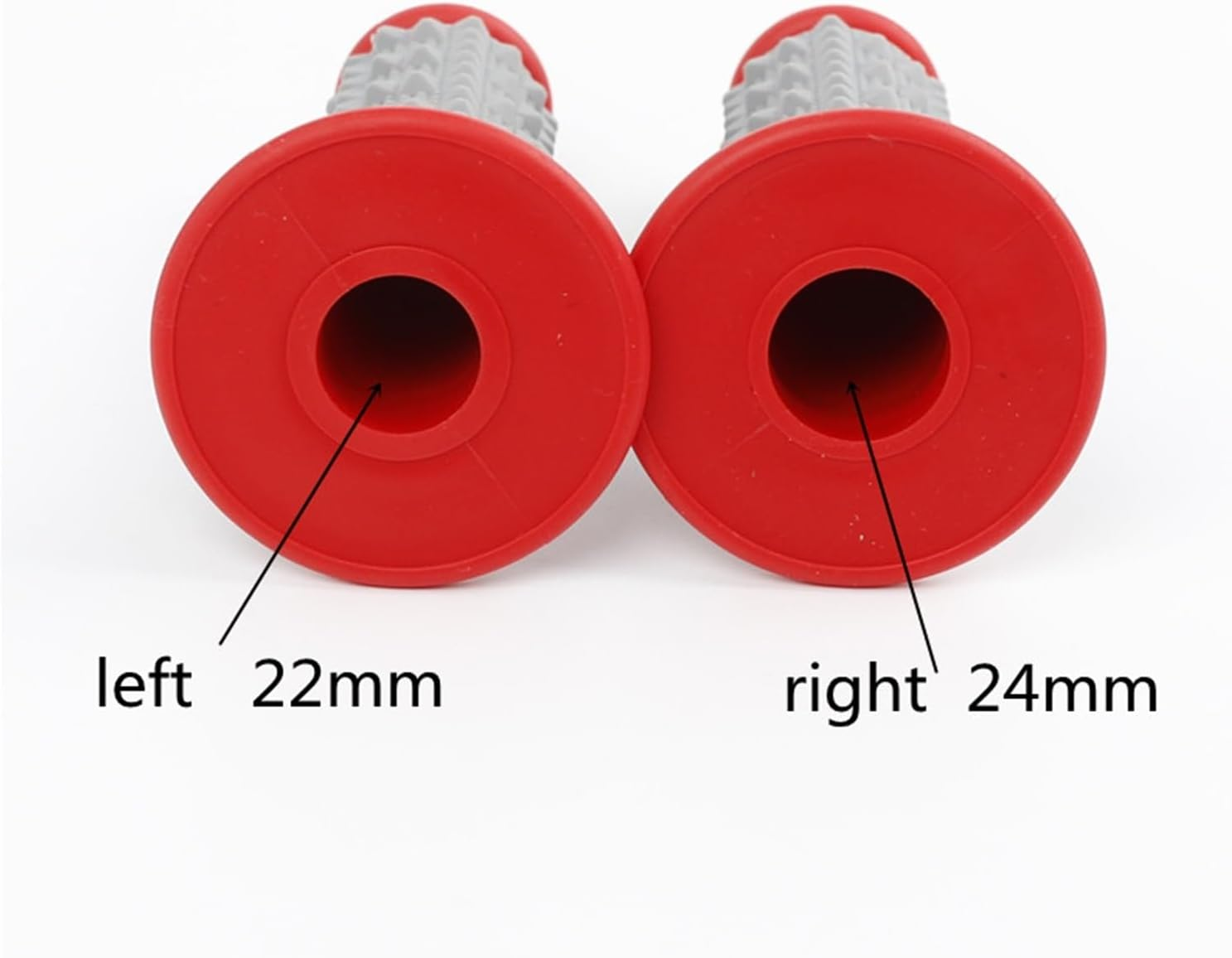 Handle Grip Pro Taper Motorcycle Protaper Dirt Pit Bike Motocross 7/8" Handlebar Rubber Gel Hand Grips Brake Hands (Color : Black) - Black image number 2