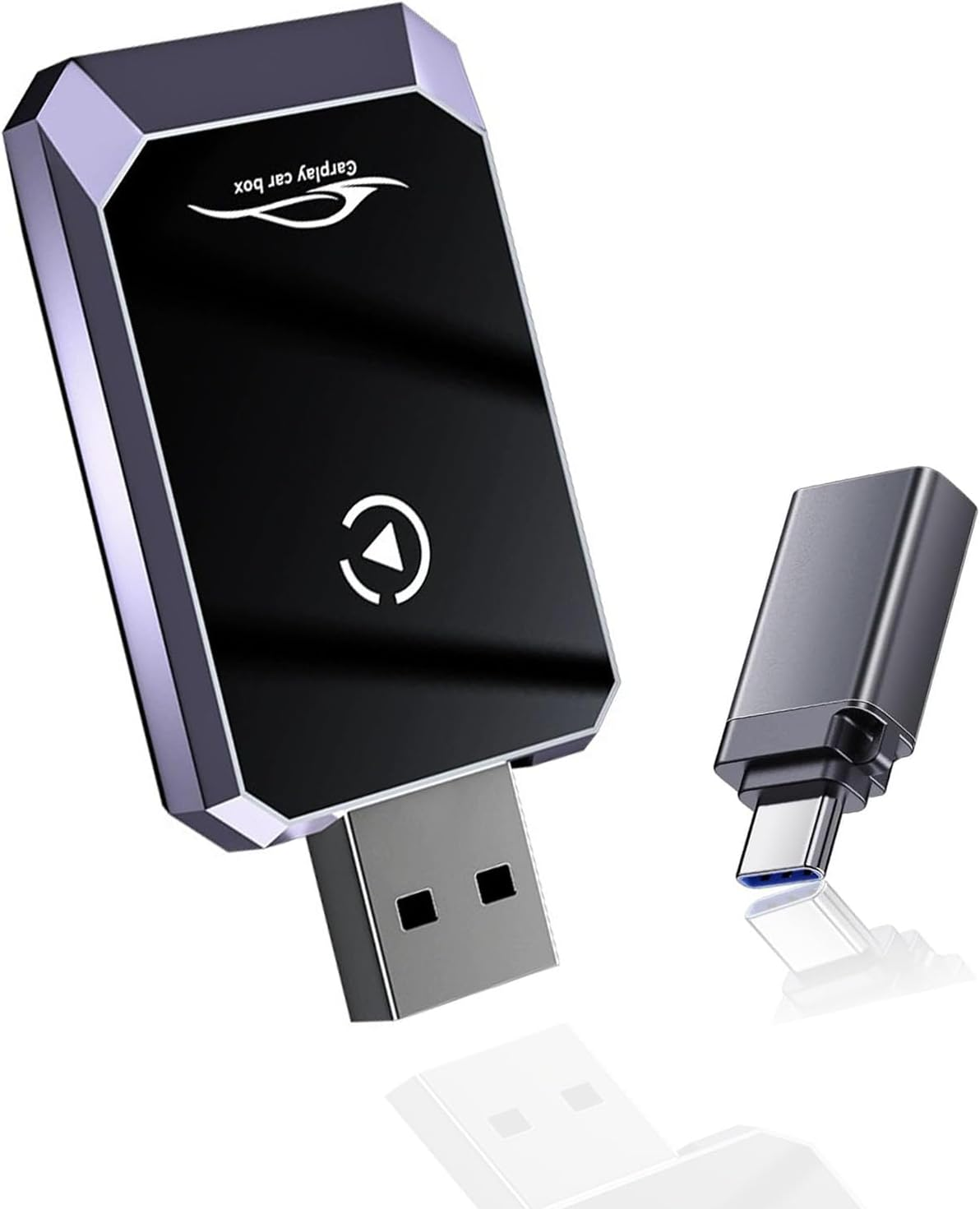 Wireless Carplay Adapter & Android Auto Wireless Adapter, 2-In-1 Fast & Stable Carplay Car Play Adapter for Ios 10+/Android 11+ image number 1