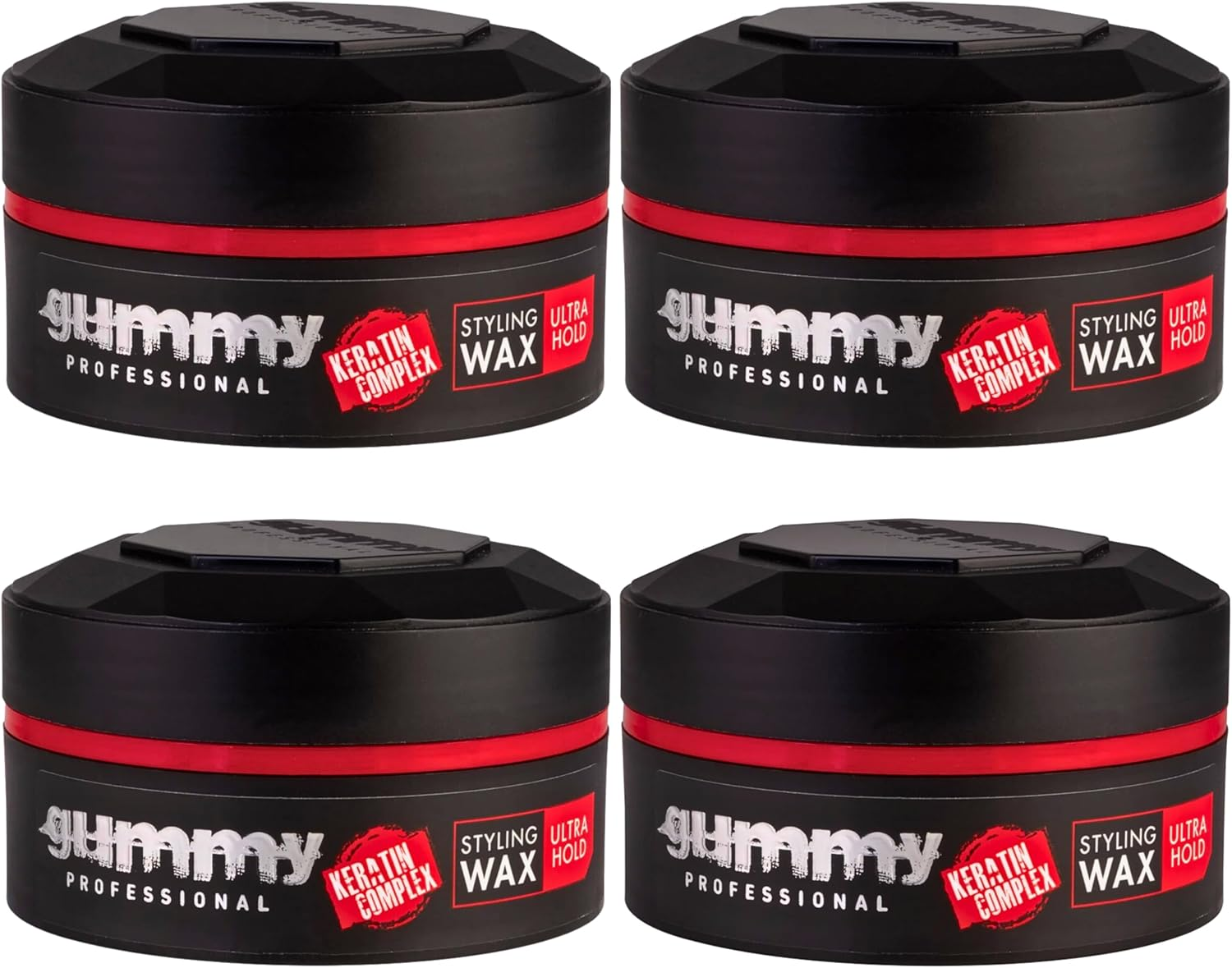 Gummy Professional Grooming Box Styling Wax Ultra Hold 150 Ml (X4) image number 3