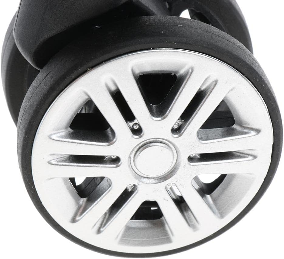 2 Pieces A19 Suitcase Luggage Double Wheels Replacement Wheels for Trolley Case image number 1