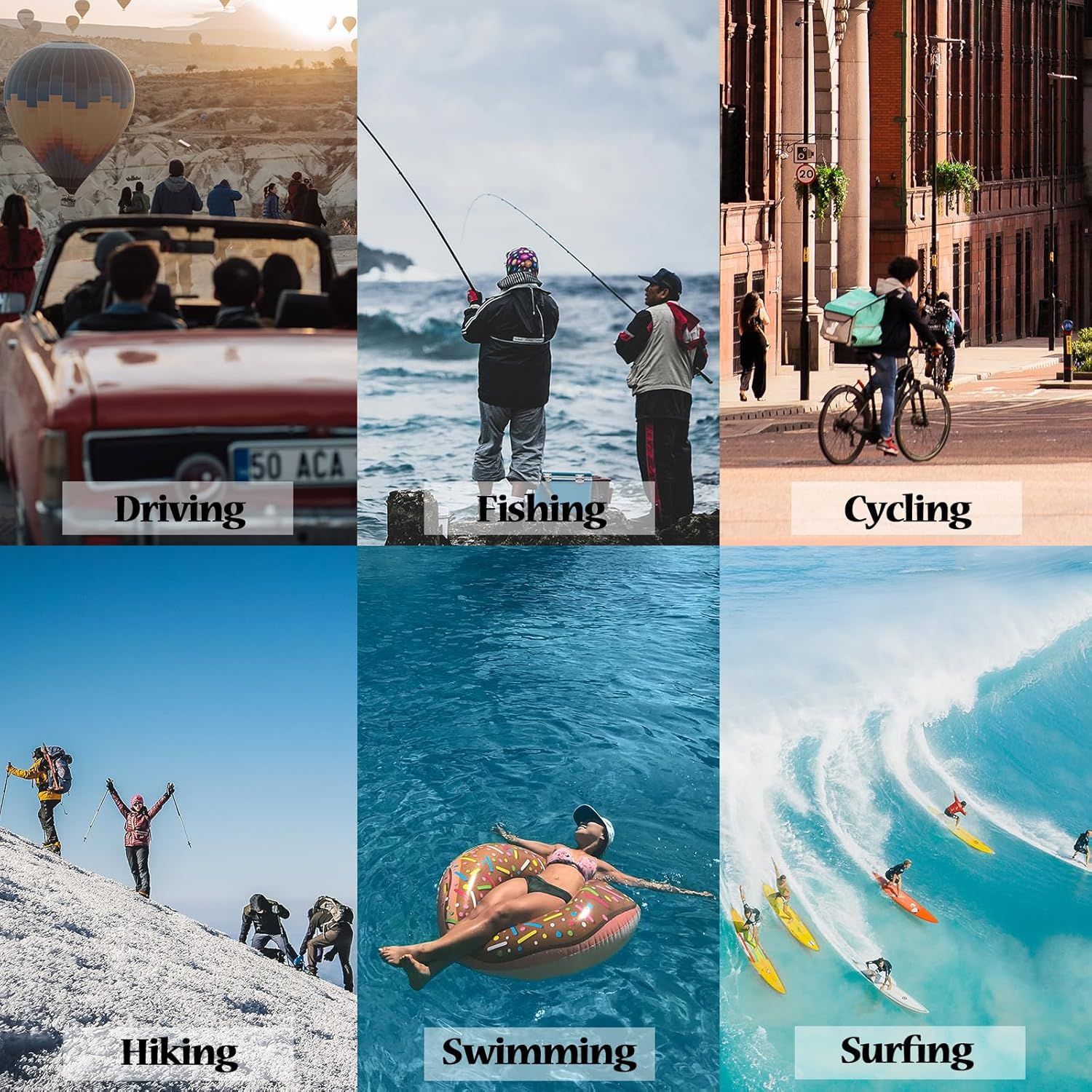 LJCZKA Retro round Polarized Sunglasses for Men Women Vintage Circle Polarised Sunglasses Trendy Metal Frame UV400 Protection - Black Grey image number 4