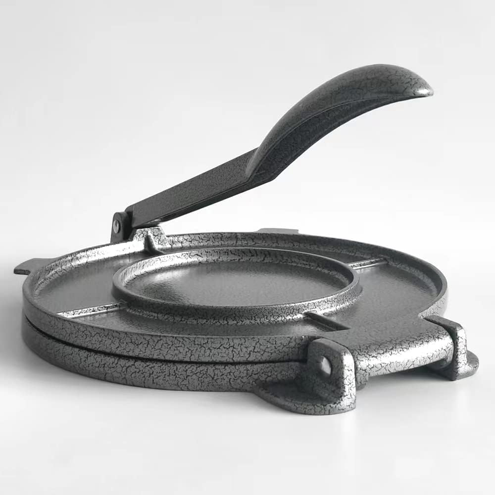 Tortilla Press 8 Inch, Food Aluminum Tortilla Maker, Heavy Duty Tortillera Pataconera, Flour Tortilla Press, Roti Maker, Taco Maker, Taco Press image number 5