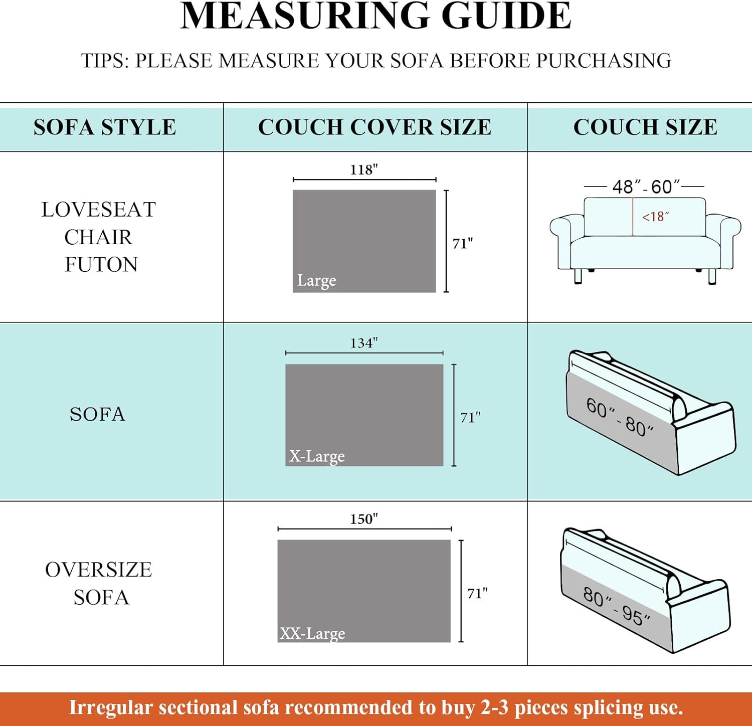 STACYPIK Waterproof Beige Sofa Cushion Covers Dog Couch Cover for 3-4 Cushion Couch Water Resistant Slipcover Furniture Protector Non-Slip Pet Protector Cover Leak Proof Couch Cover-71X134In image number 6