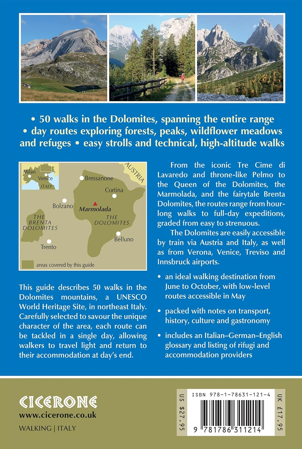 Day Walks in the Dolomites: 50 Short Walks and All-Day Hikes in the Italian Dolomites image number 1