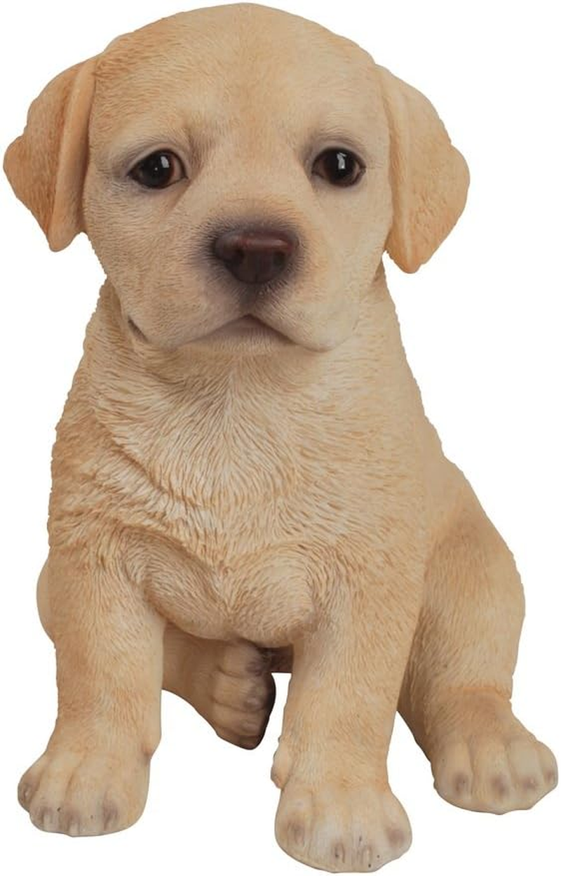 Hi-Line Gift Ltd Labrador Puppy Statue, Black