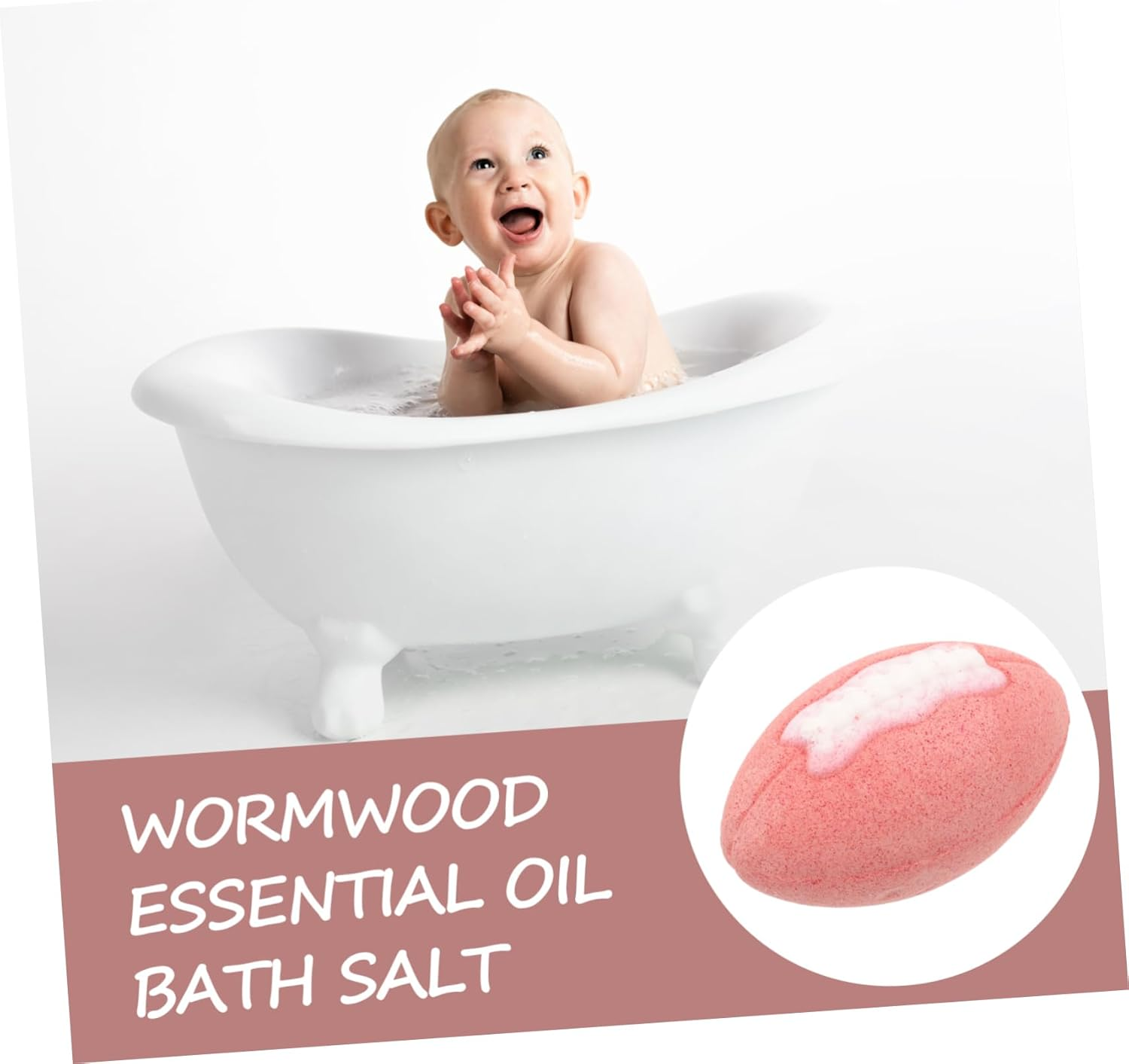 Ipetboom 3Pcs Natural Bathing Salt Himalayan Pink -Friendly Relaxing Bubble Bath image number 4