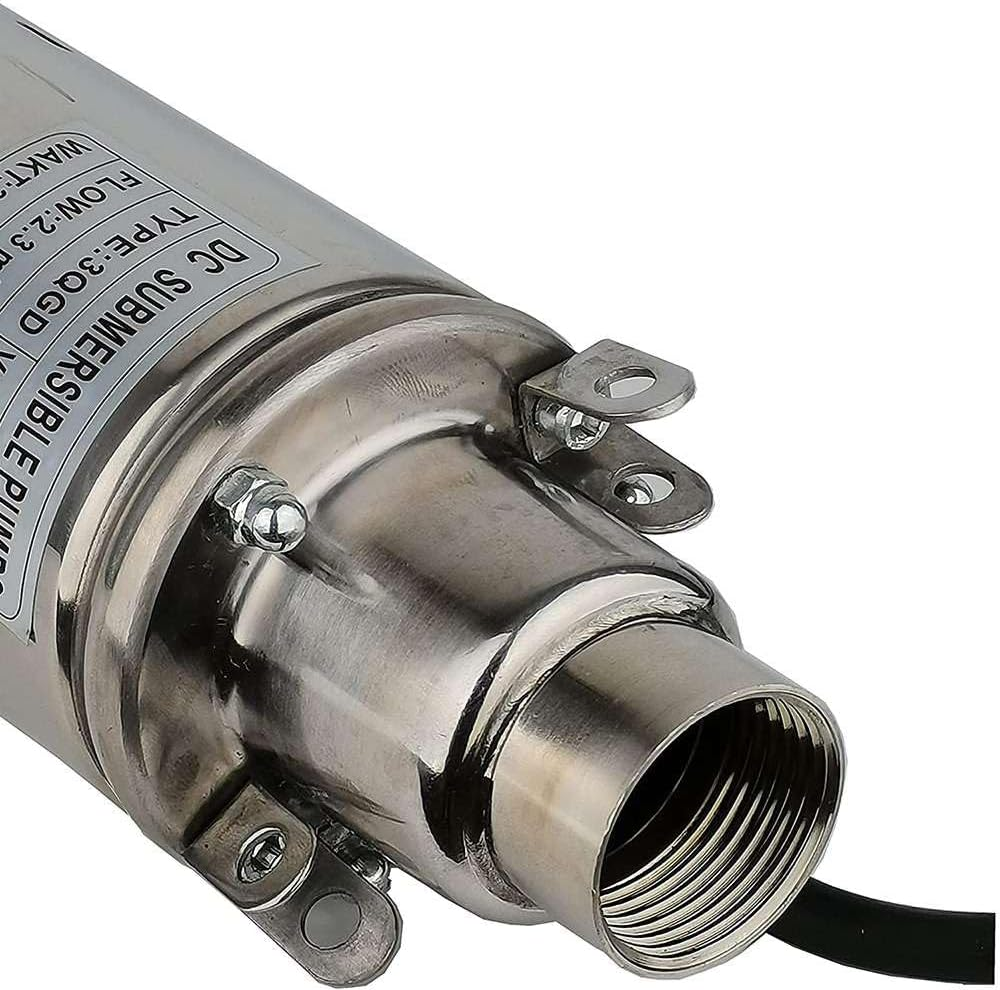 12V 3M&sup3;/H Solar Clear Water Pump Screw Submersible Bore Farm Hole Power Well