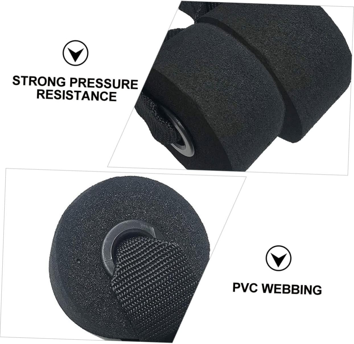 Ifundom 3Pcs Resistance Band Door Anchor Home Fitness Workout Strap Anchor Elastic Training Strap for Resistance Bands Exercise image number 4