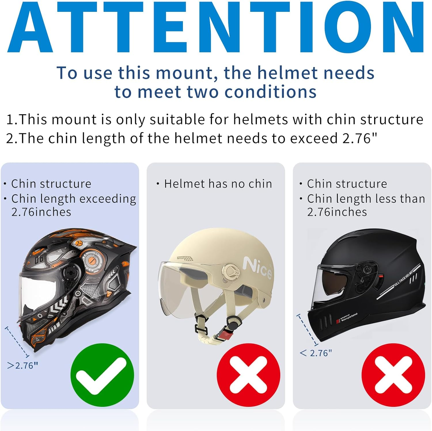 Bestoct Motorcycle Helmet Chin Strap Mount for Gopro Hero 13/12/11/10/9/8/7/6/5 Black,Dji Osmo Action 5Pro/4/3,Dirt Bike Holder Accessories Compatible with Insta360 X5/X4/X3/Acepro/Acepro2,Akaso,Sjcam image number 4