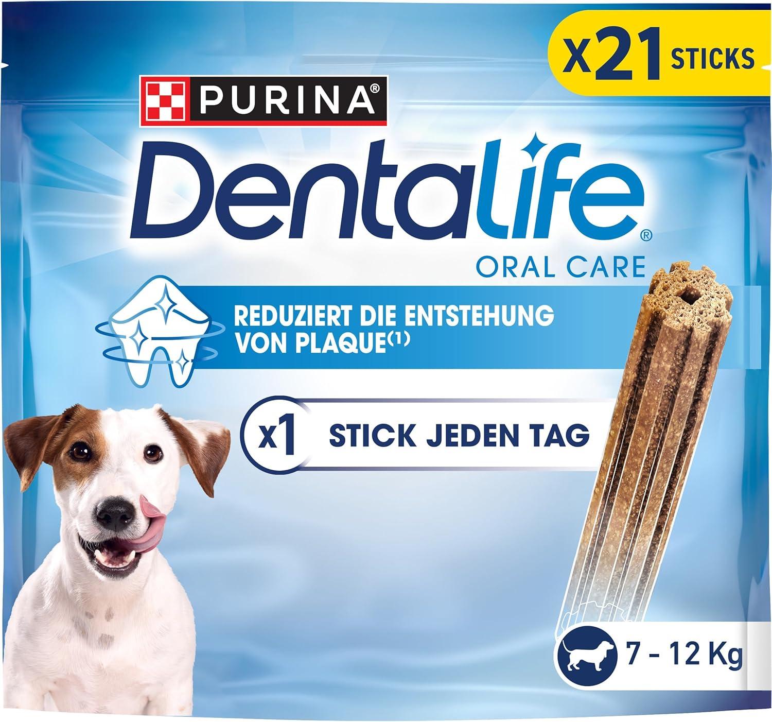 Dentalife Purina 5 X 345 G Maxi Tooth Care Snacks for Small and Large Dogs, Reduces Tartar Formation
