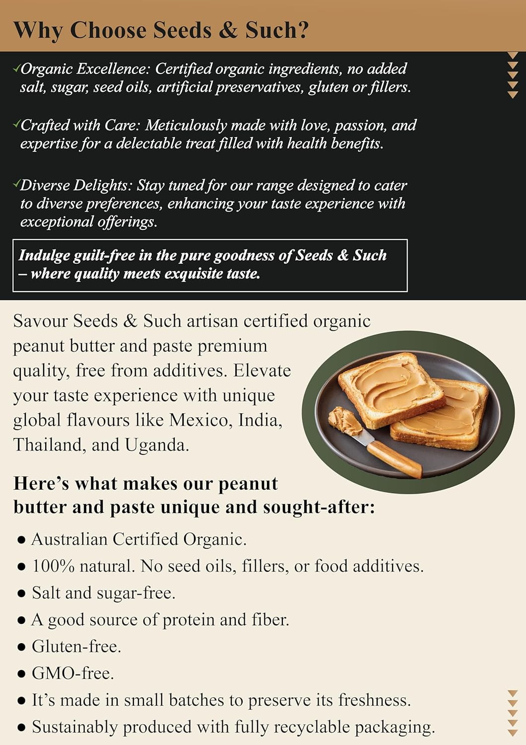 Seeds & Such Organic Peanut Butter - Hot Chilli 280G image number 3