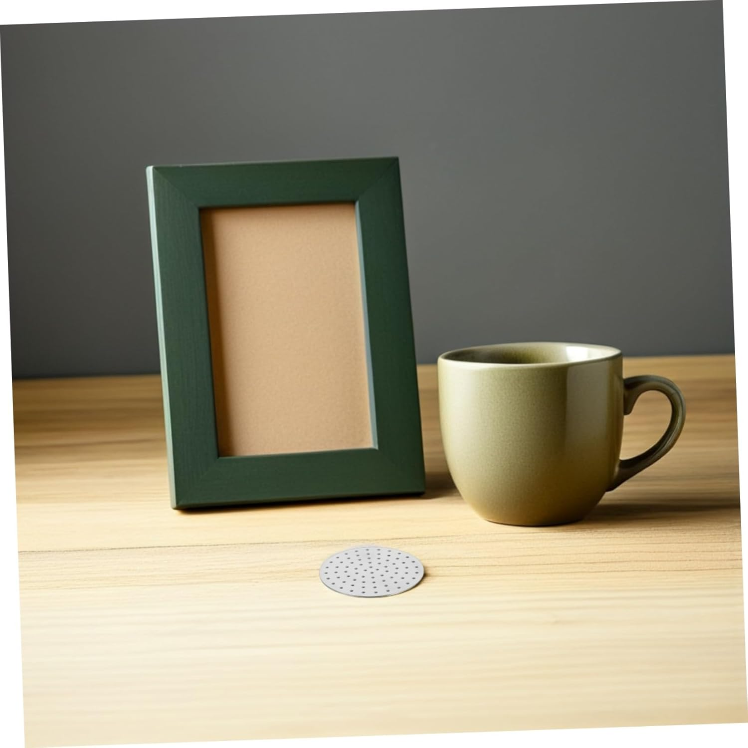 Outanaya Espresso Filter Screen Stainless Steel Coffee Mesh Filter Basket Reusable for Even Extraction Home and Office Coffee Brewing