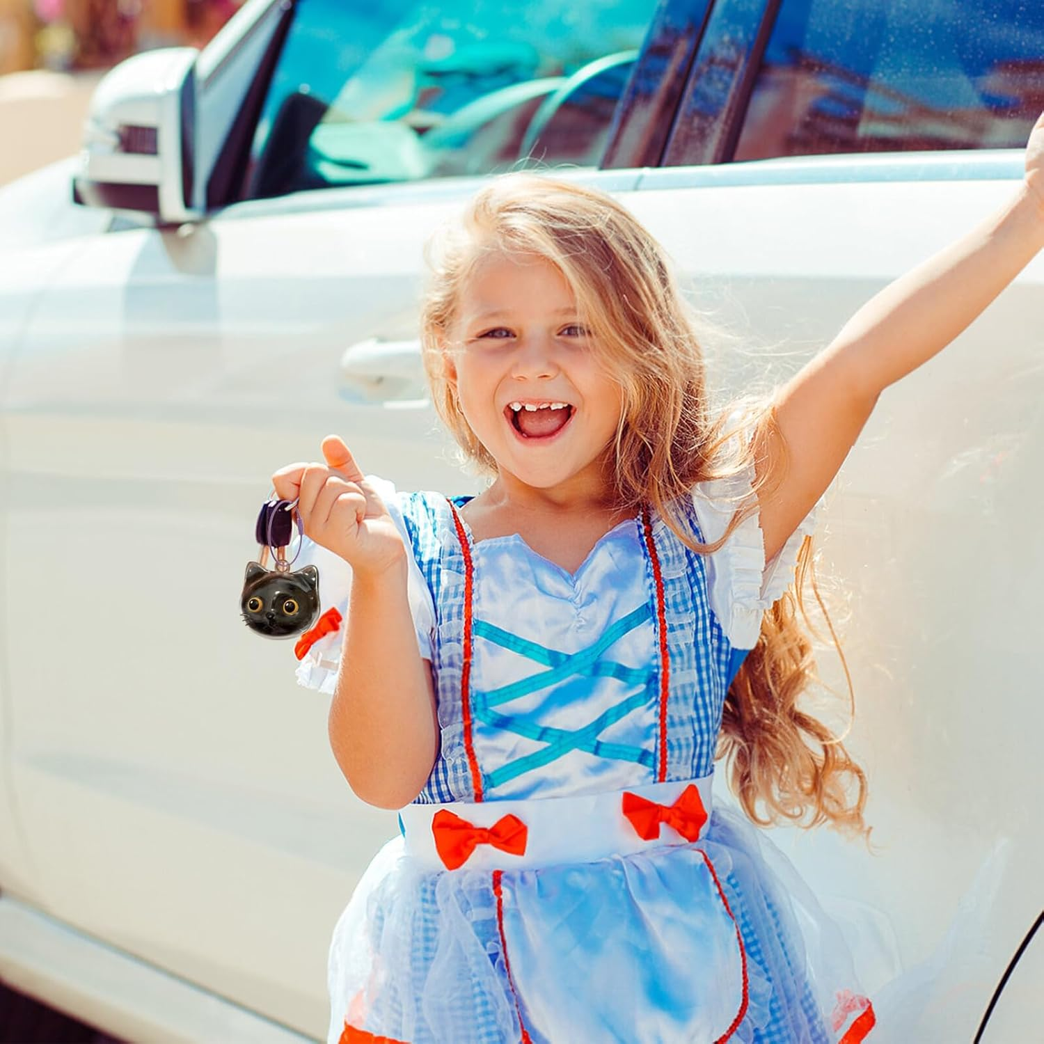 UPKOCH 3Pcs Cat Hair Storage Box Capsule Keychain Charm Tweezers Pet Hair Collector Keepsake Organizer image number 6