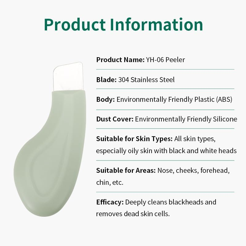 FAFUBOTIF 1 Pcs Blackhead Remover Tools, Silicone Face Scraper for Deep Cleansing, Nose Blackhead Remover for Women Men - Green - Heart-Shaped Beige image number 5