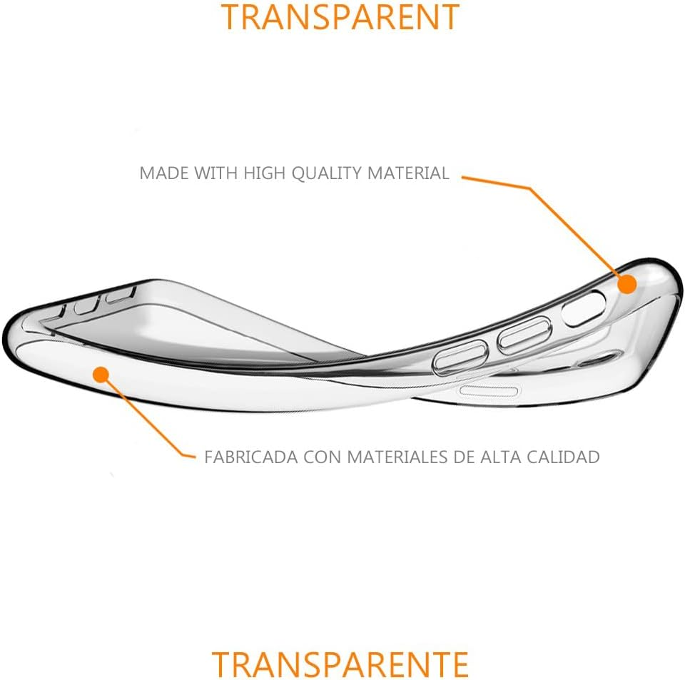 REY - Pack of 3 Transparent Silicone TPU Case for Oppo FIND X2 PRO, Mobile Phone Case Premium Scratch-Resistant TPU Transparent Protective Case, Ultra Thin 0.33 Mm image number 2