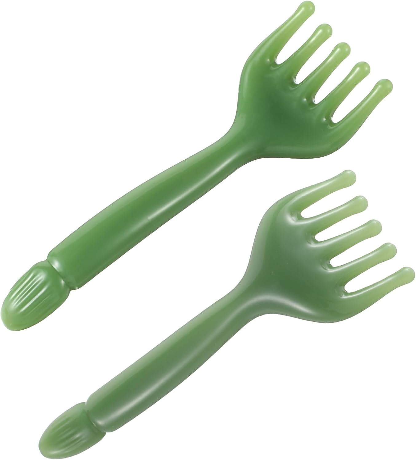 Pack of 2 Resin Scalp Massage Comb, Premium Head Massager with Five Claws, Manual Head Scratcher, Portable Guasha Tool for Moisture, Removal, Relaxation, Home