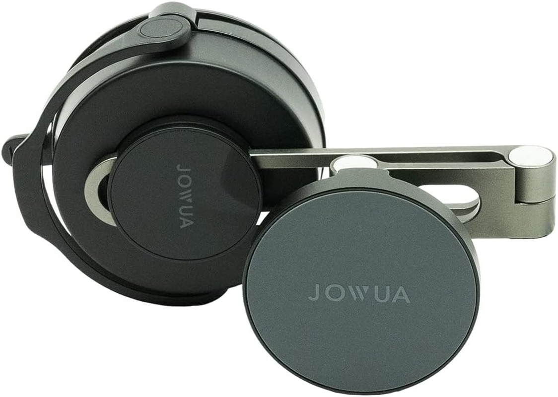 Jowua 6D Invisible Foldaway Car Mount Compatible with Magsafe Compatible with Tesla Model 3/ Y, Model S/X Plaid with Wireless Charging (None-Charging)