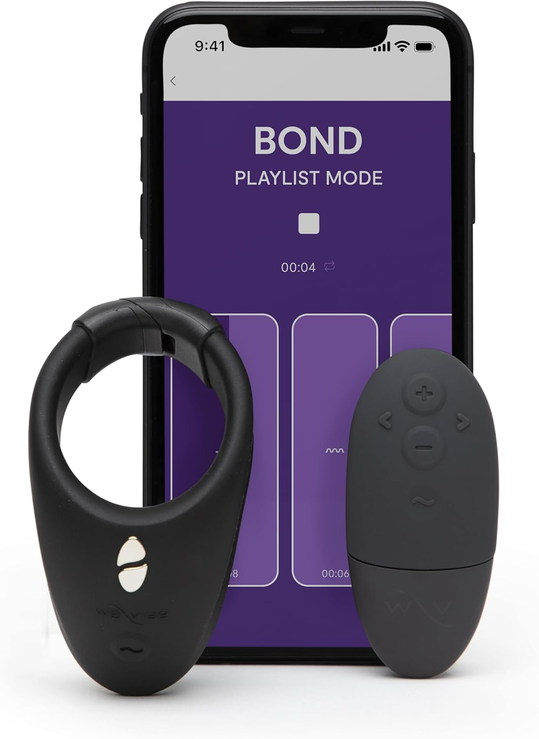 We-Vibe Bond Wearable Cock Ring - Vibrating Penis Ring with Easy-On Quick-Release - App & Remote Controlled - 2 Sizes with Custom Fit Link 35-42Mm - Adult Sex Toys for Men and Couples image number 5