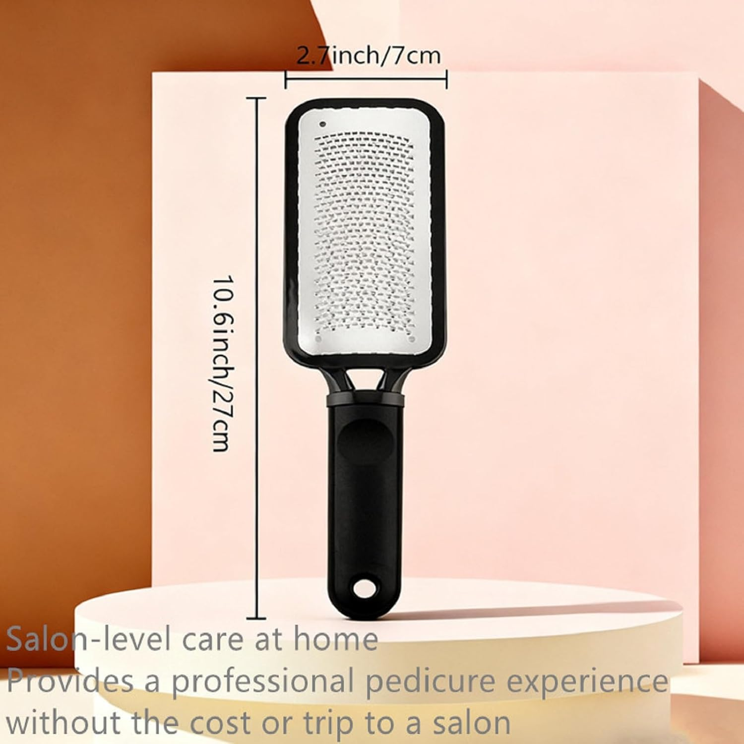 Sularpek Foot Rasp Callus Remover, High-Grade Stainless Steel Foot File for Wet & Dry Use Pedicure Tool to Remove Hard Skin and Calluses (Black 1 Pack) image number 4